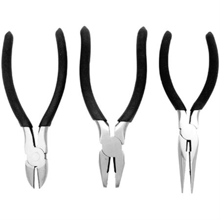 PERFORMANCE TOOL 3 pc Pliers Set - 6" LN, 6" Di 1916